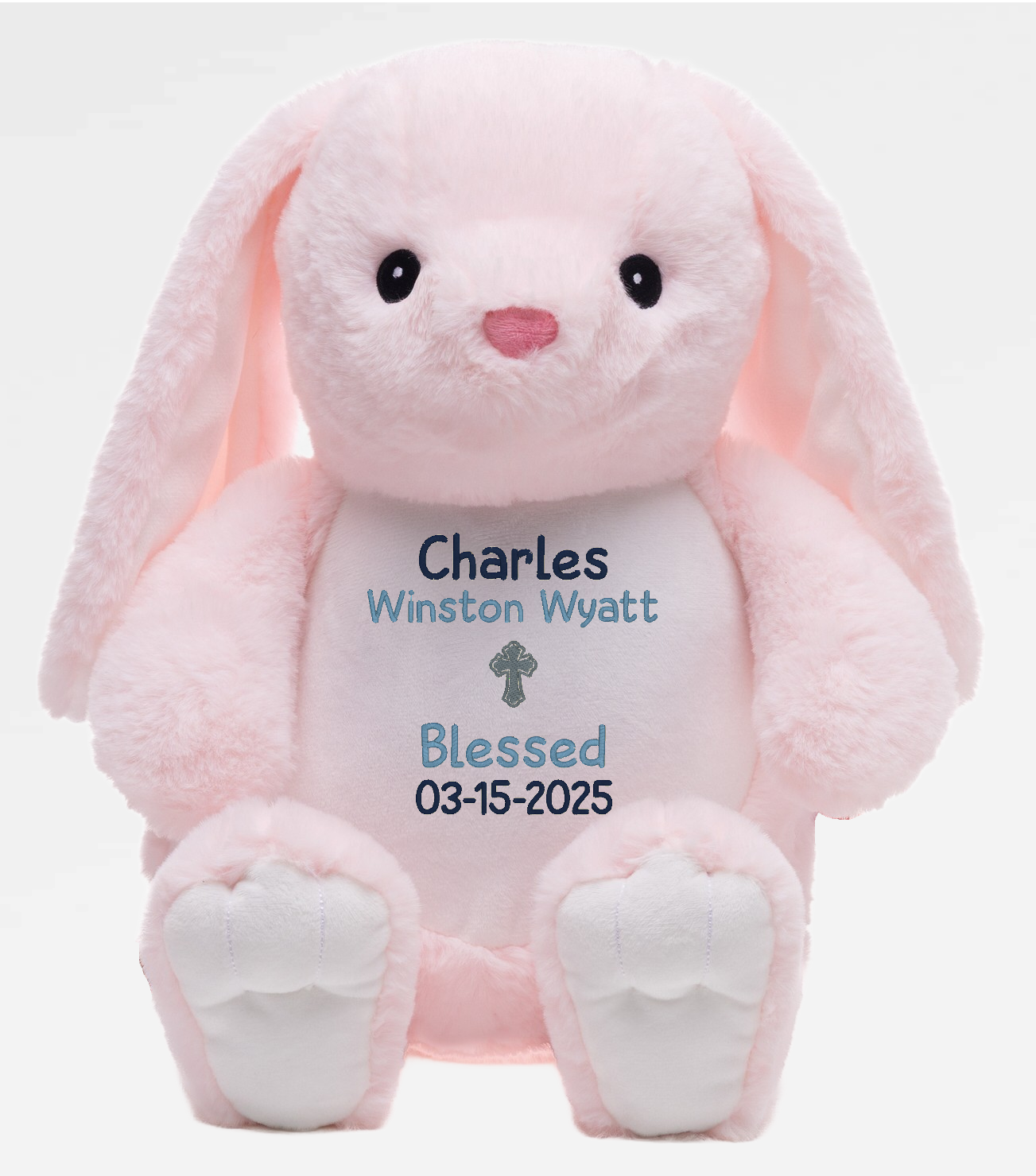 Baptism Pink Bunny